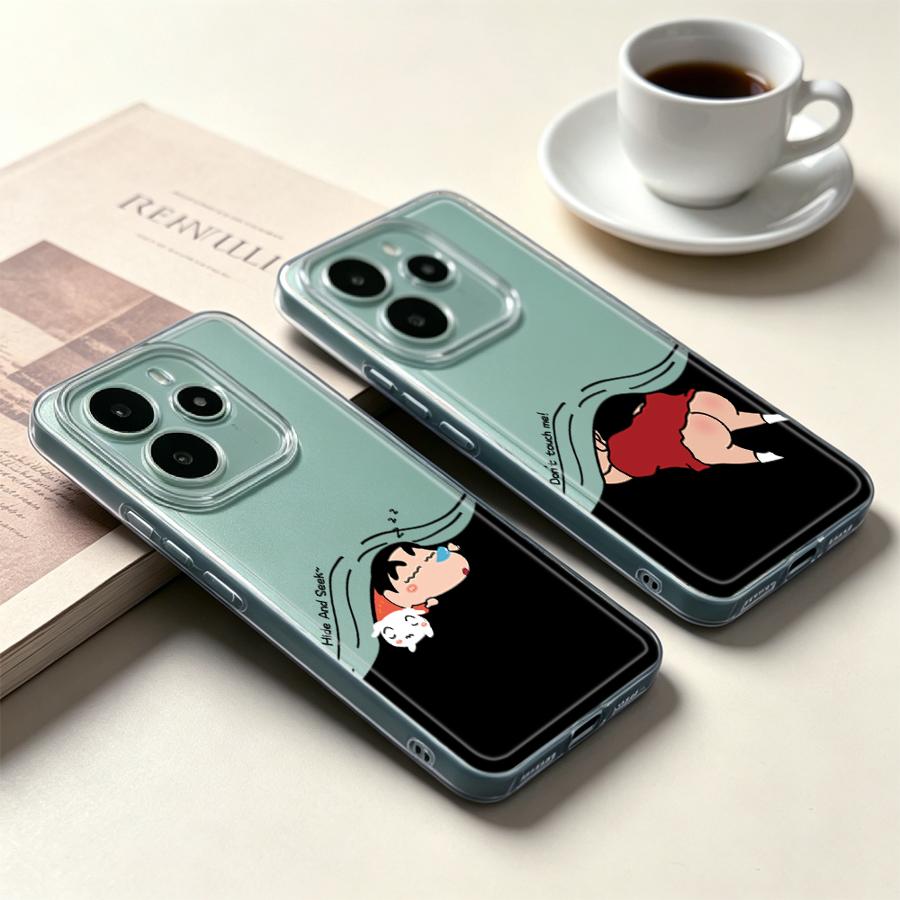 Xiaomi Redmi Note 13 - Capa de Telefone Macia do Cartoon