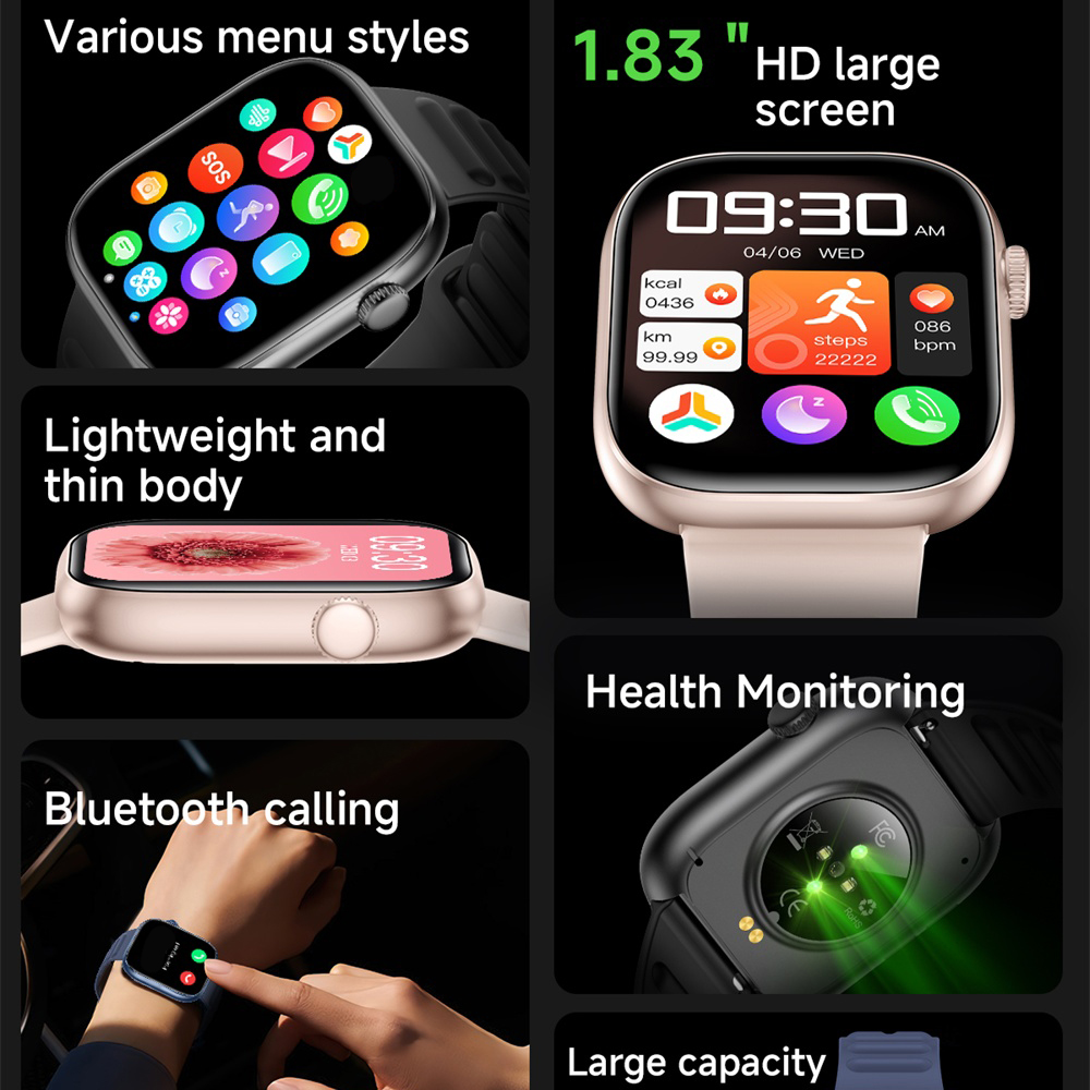 Relógio inteligente desportivo - Smartwatch Custom avaliação e preço